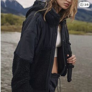 Free People Movement Adventure Awaits Fleece Sherpa jacket XS